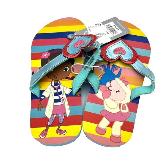 Disney Other - Disney Doc McStuffins Flip Flop Sandal Blue Size 11/12 New